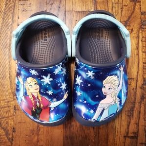 Frozen crocs toddler 7